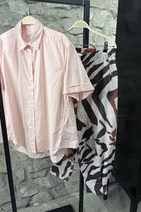 THE WHITE SHIRT Bluse Papertouch NOEN Leinenhose THE WHITE SHIRT Bluse Papertouch NOEN Leinenhose